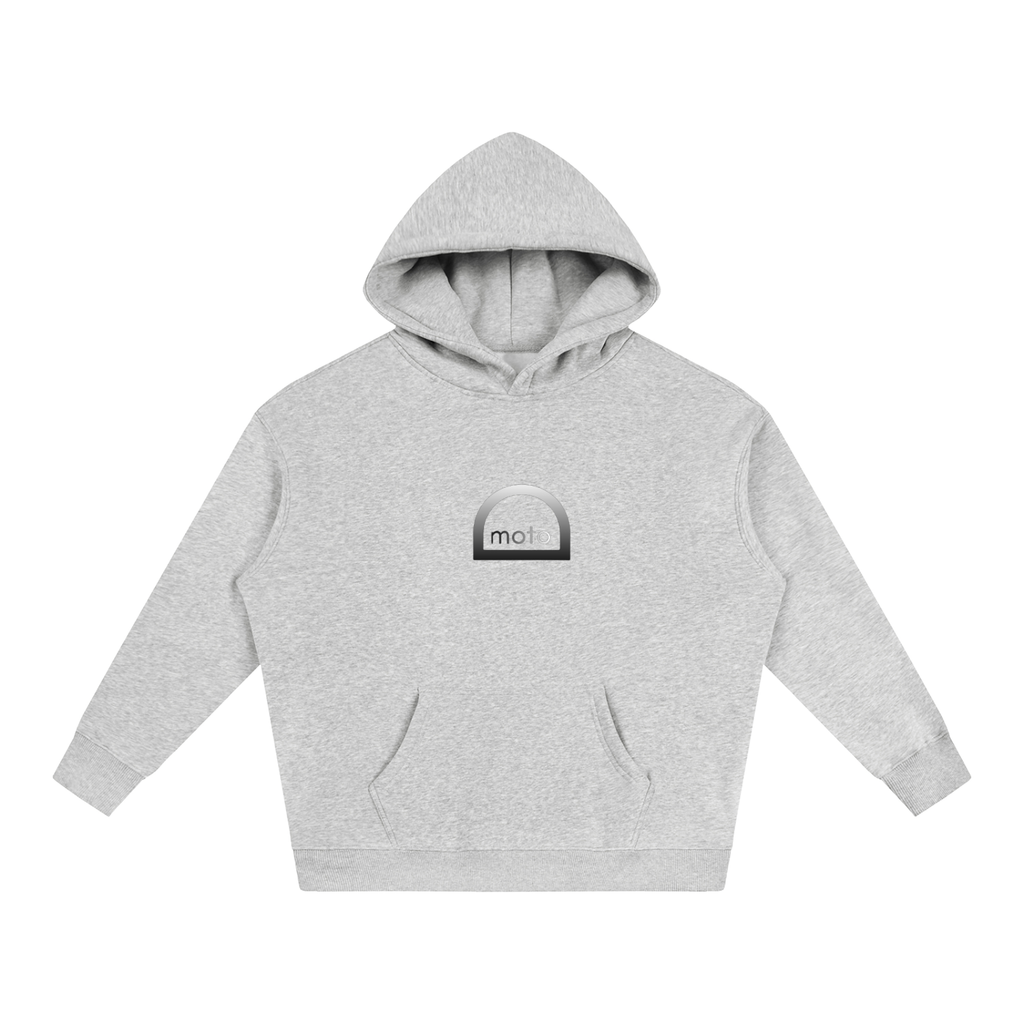 Grey Defy Moto Hoodie