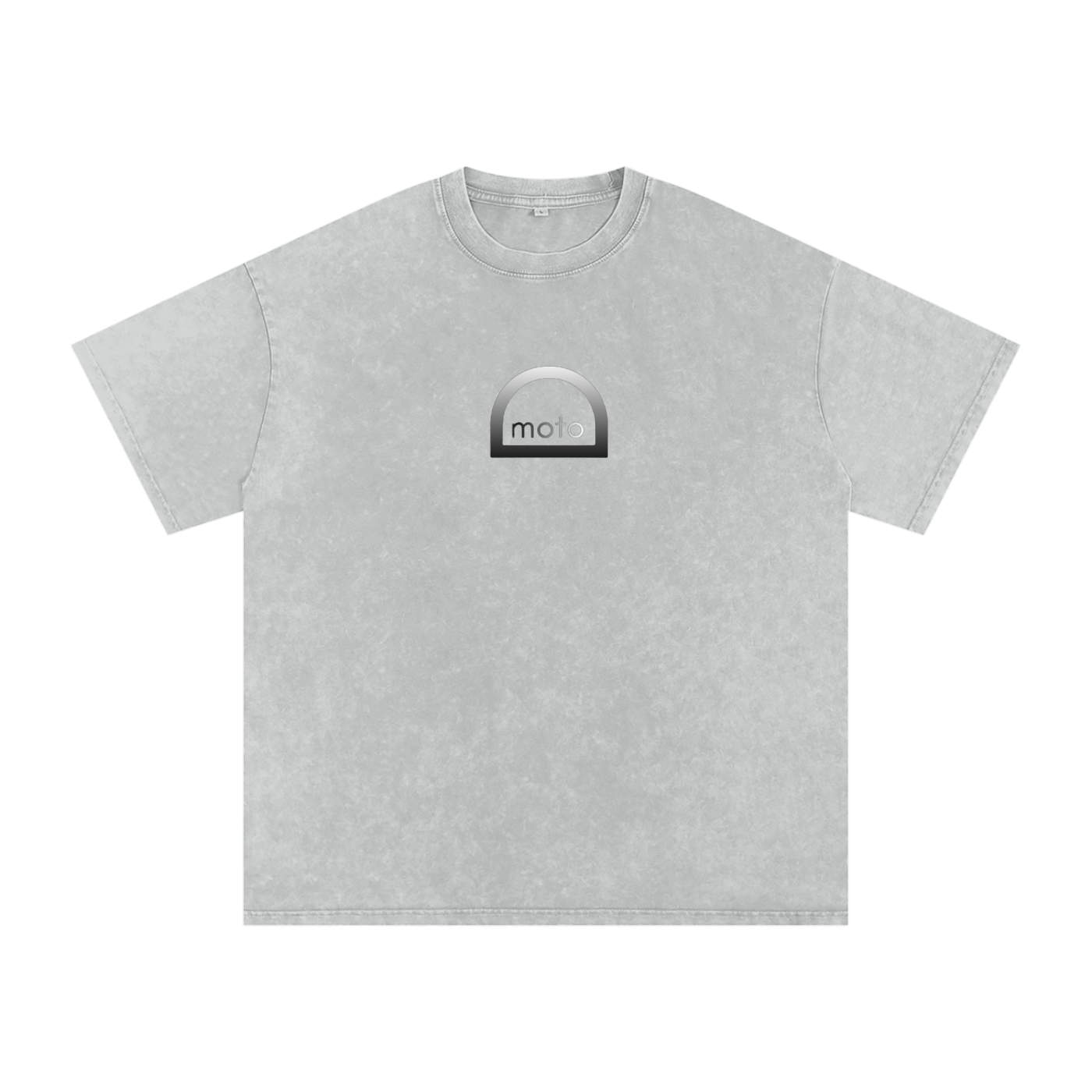 Grey Defy Moto Tee