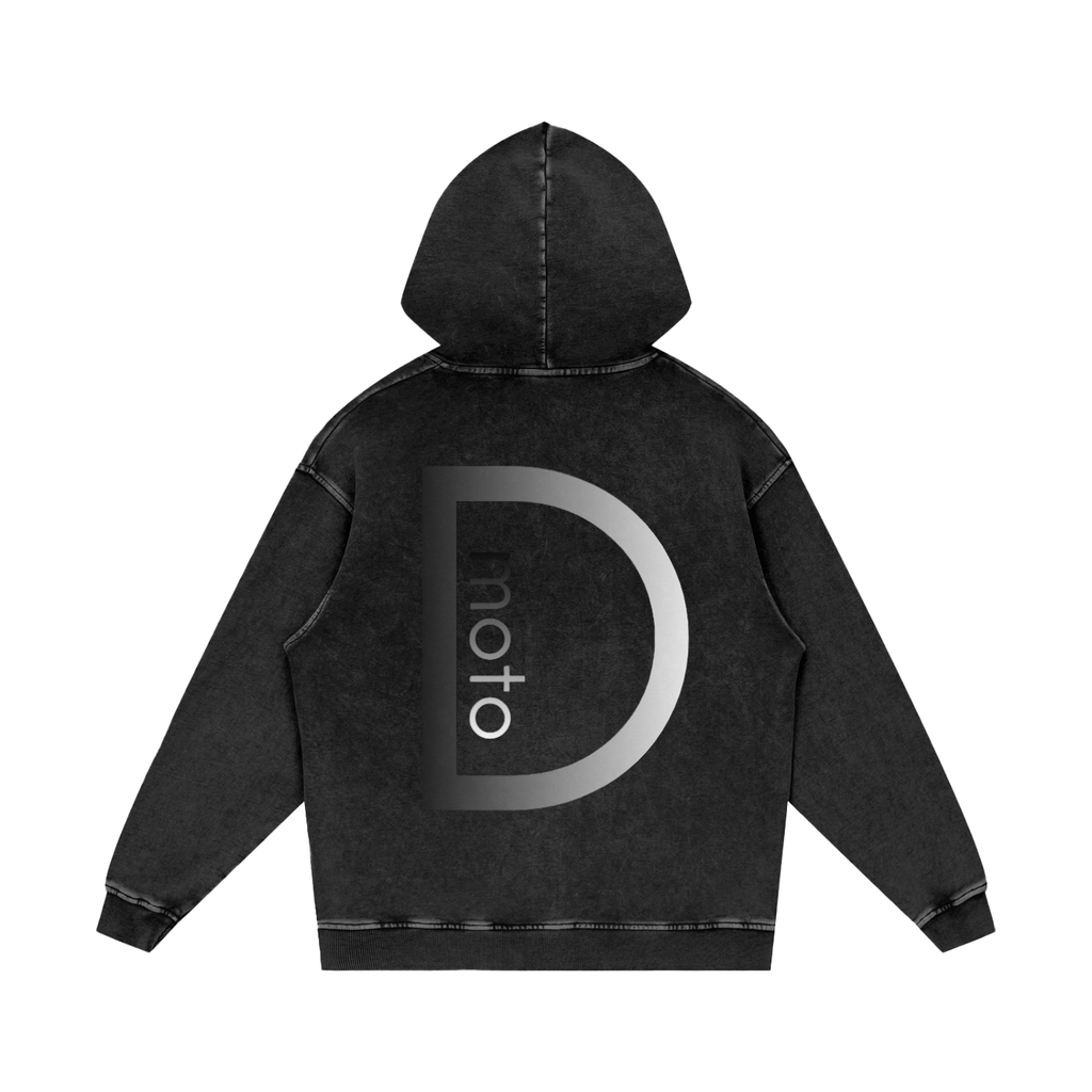 Black Defy Moto Hoodie