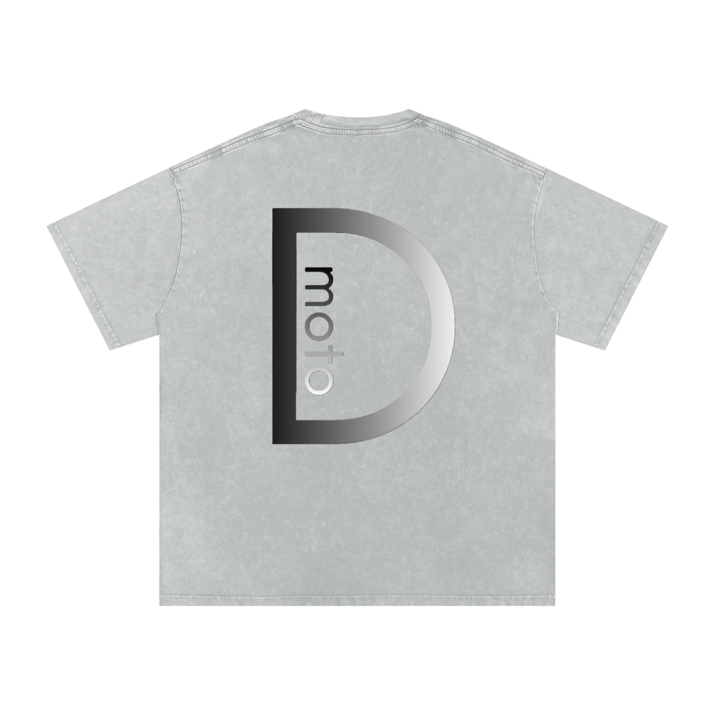 Grey Defy Moto Tee