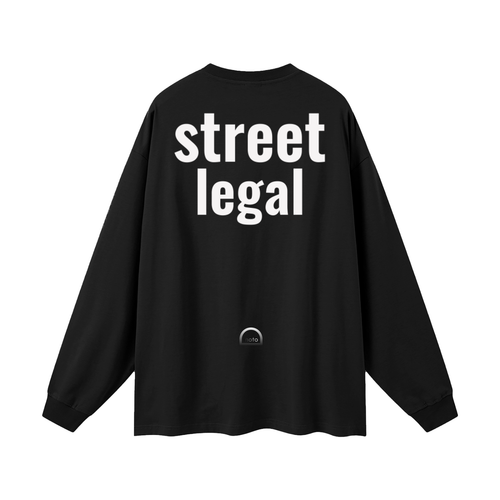 Black "Street Legal" Long Sleeve